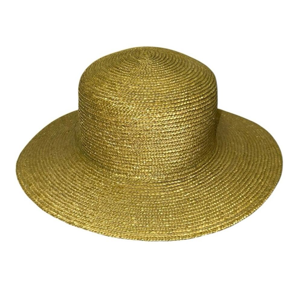 Saks Fifth Avenue Made in Italy‎ Natural Straw Wide Brim Sun Hat